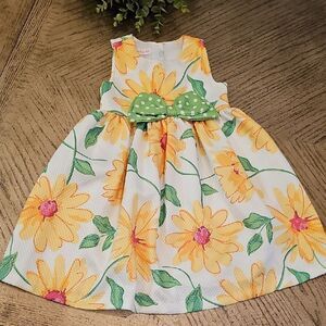 Floral Sunflower Dress Size 5 Bonnie Jean